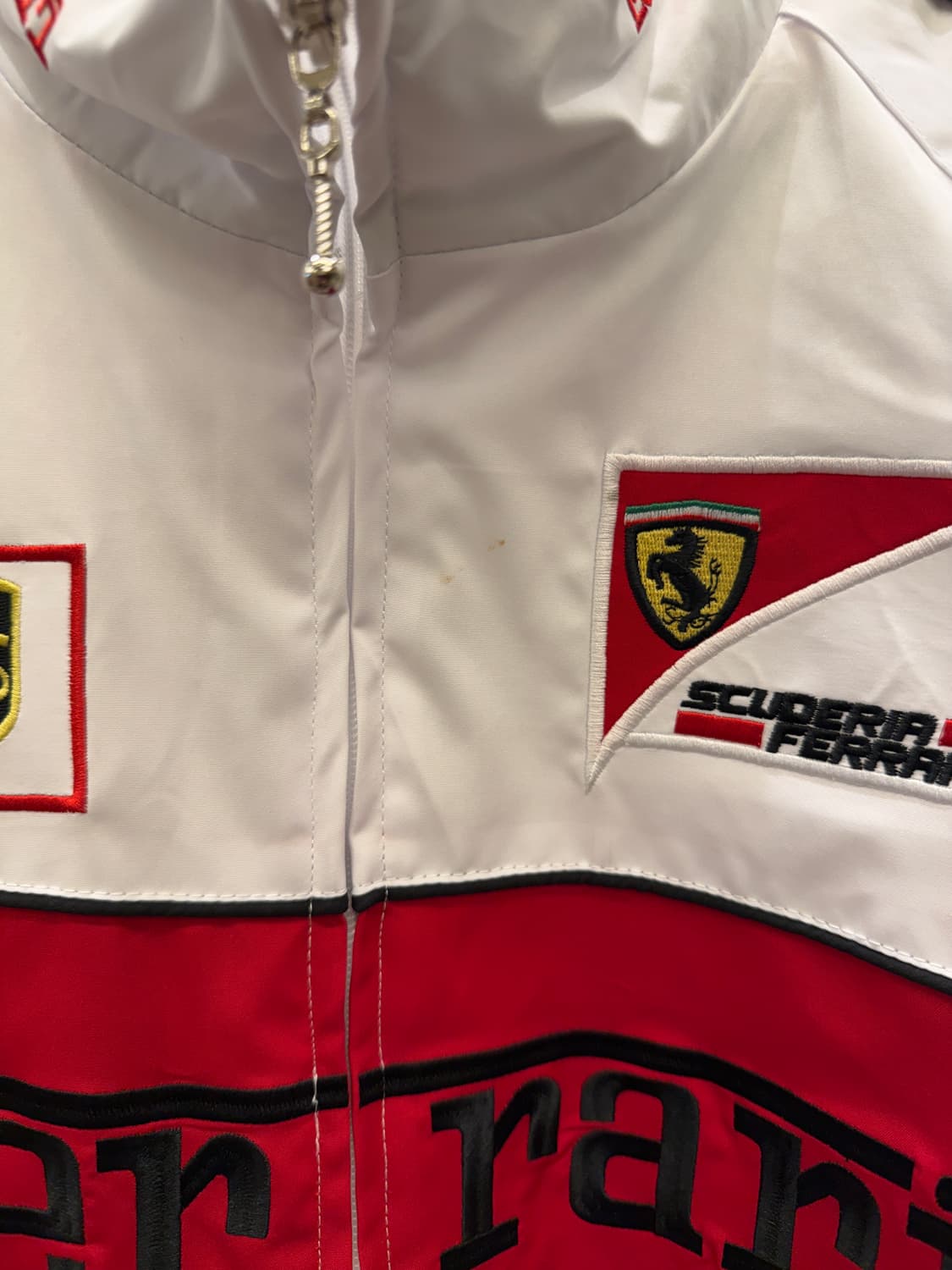 페라리 f1 빈티지 화이트 레이싱 자켓 U1521 상품이미지7