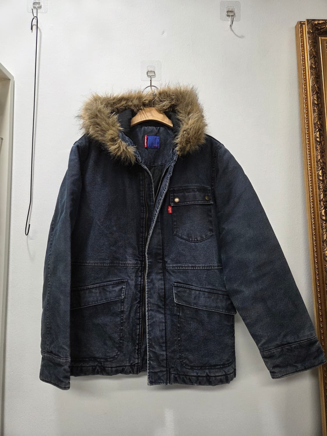 리바이스 데님 후드 야상 점퍼 쟈켓 상품이미지1