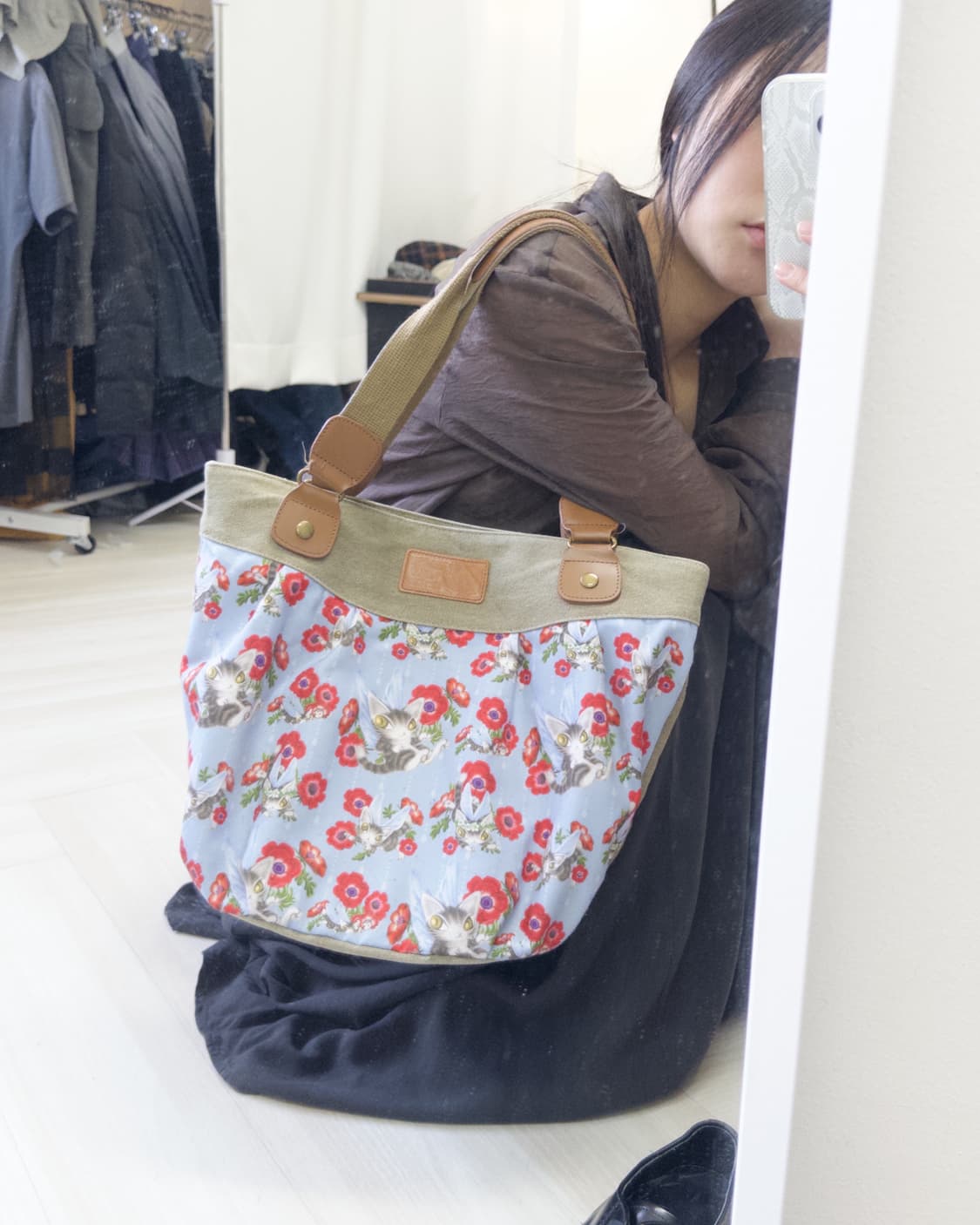 [WACHI FIELD] cats canvas tote bag 상품이미지2