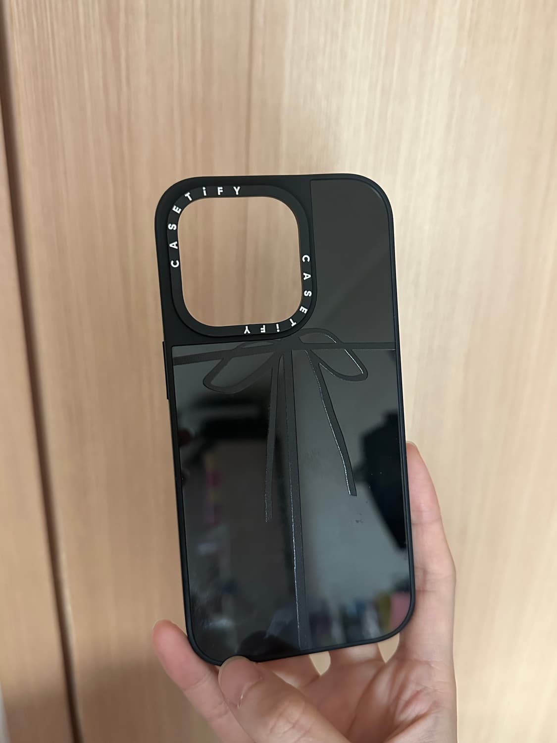 리본 미러케이스 14프로 상품이미지1