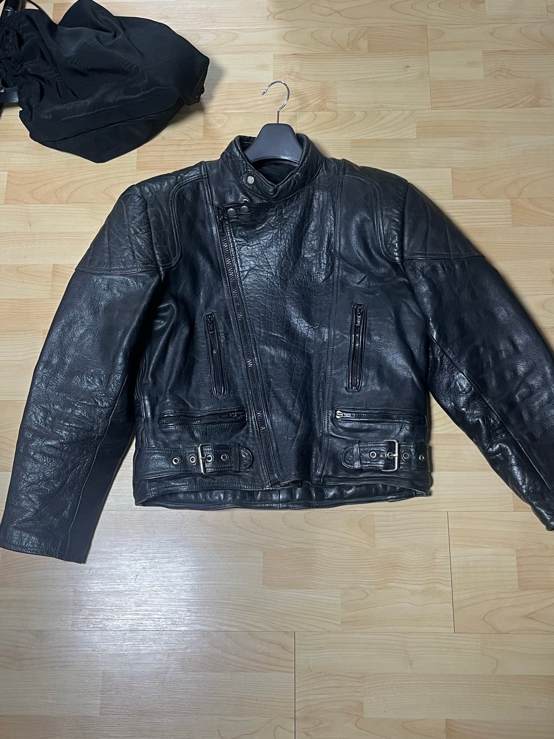 빈티지 카우레더 자켓 상품이미지1