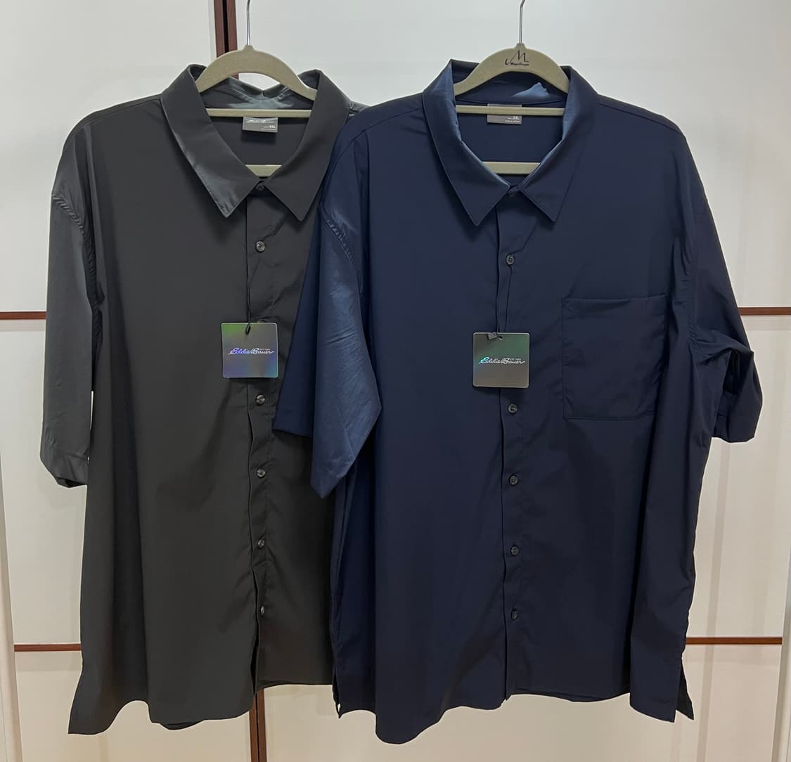 [새상품]eddie bauer(에디바우어)스트레치 반팔셔츠 2종 상품이미지3