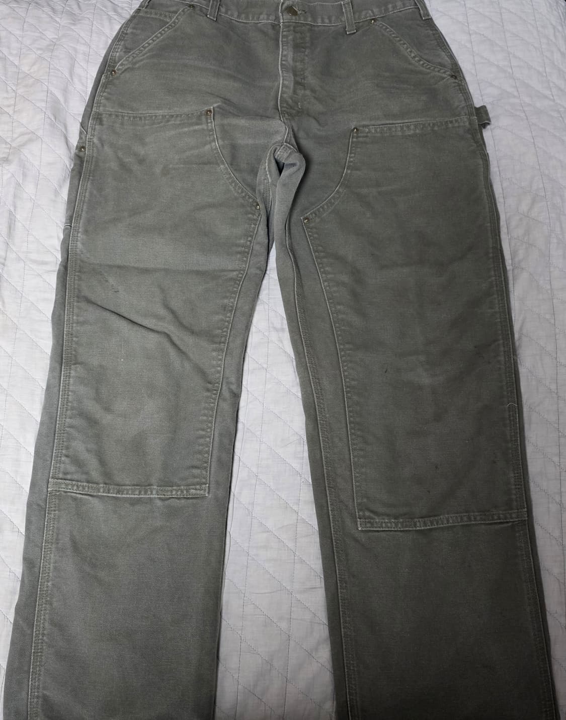 [36X34] 빈티지 칼하트 더블니 MOS 굿컨디션 워크팬츠 M-2 상품이미지1