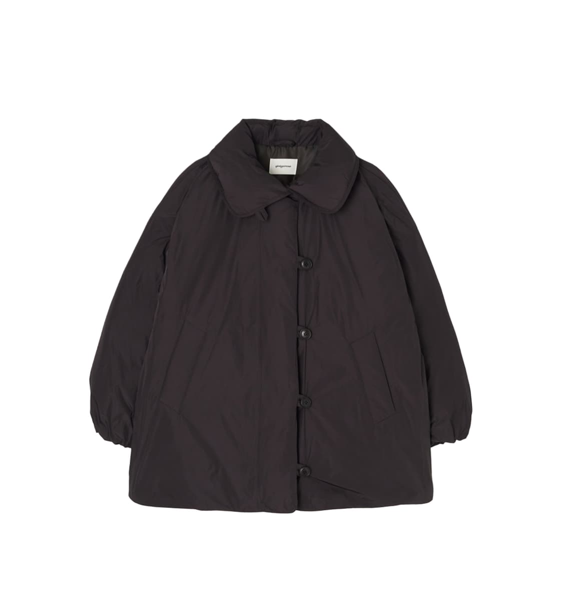 Springcrocus 스프링크로커스 덕다운 하프 코트 패딩 브라운 상품이미지1