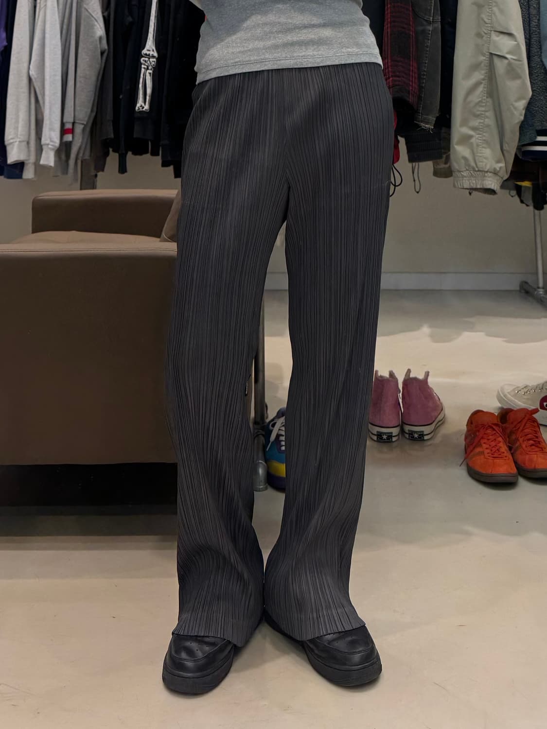 플리츠 플리즈 팬츠 상품이미지1