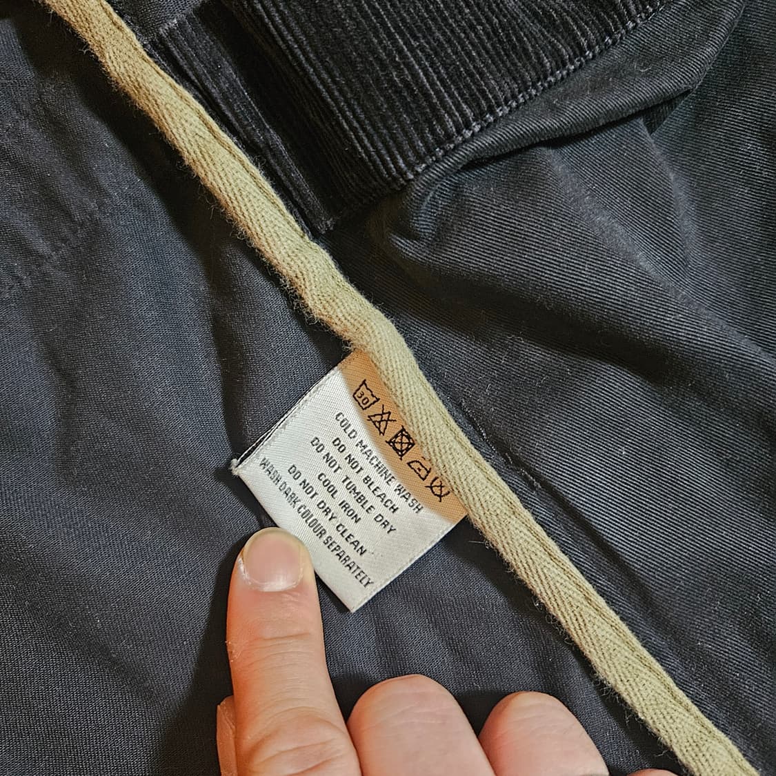 슈퍼드라이 골덴 덧뎀 빈티지 네이비 야상 자켓 L size 상품이미지10