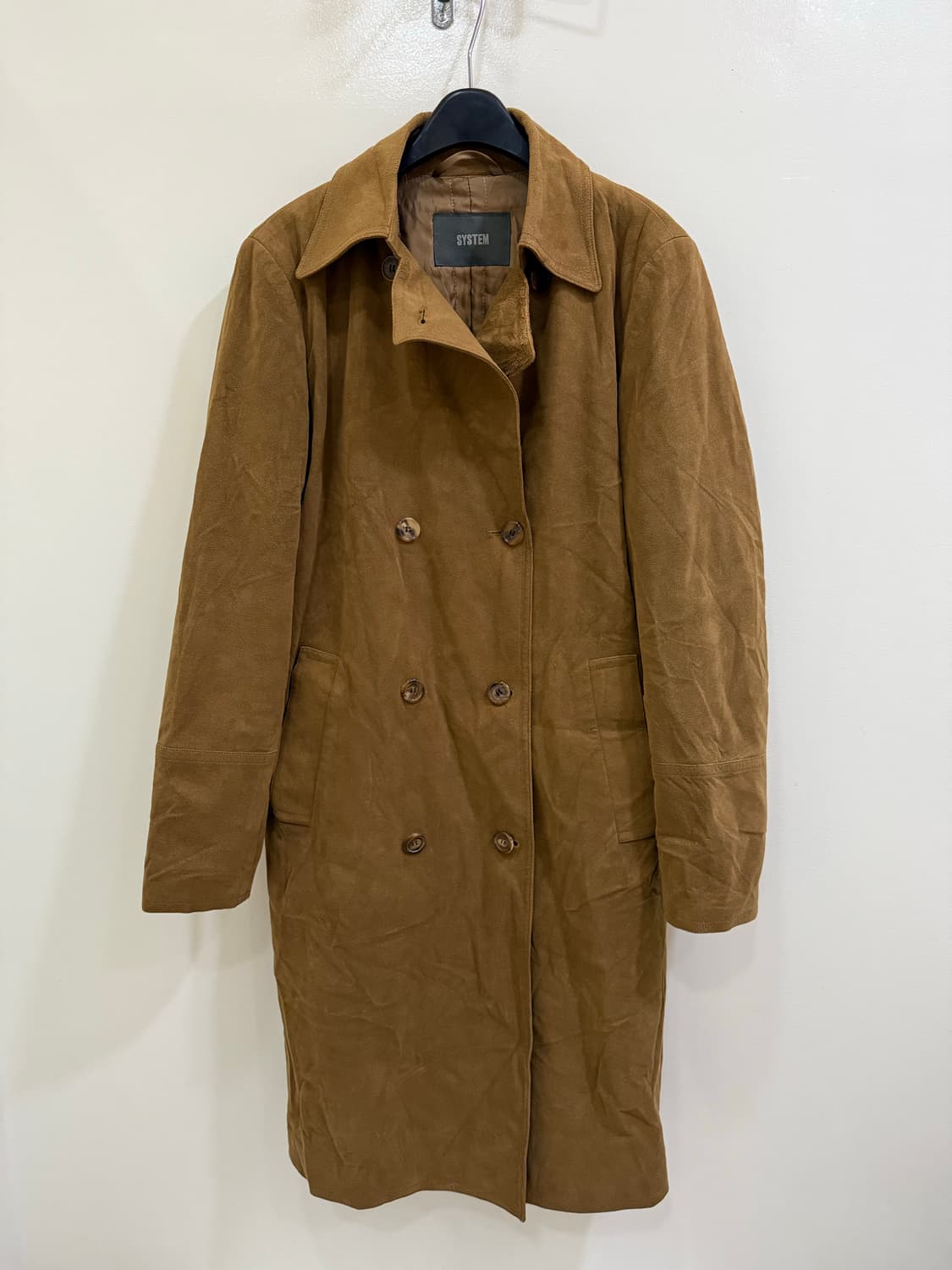 시스템 우먼 더블 브레스트 코트 정품 상품이미지1