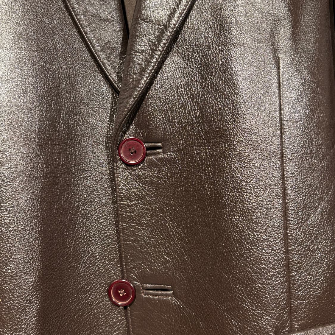송탄 다크호스 카우레더 자켓 L 105 소가죽 상품이미지5