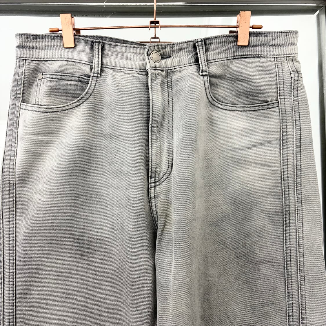솔리드옴므 24FW 사이드라인 데님 팬츠 상품이미지6