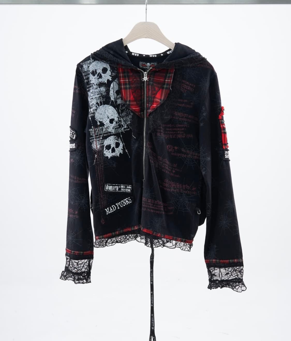 매드펑크 레빗 후드집업 상품이미지2