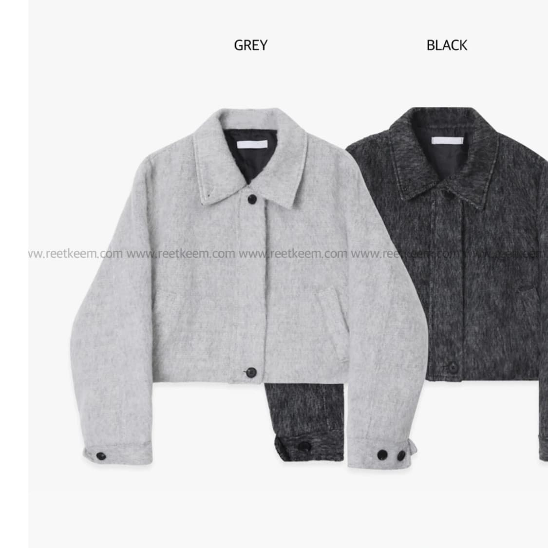 릿킴 모헤어 울 크롭 자켓 상품이미지4