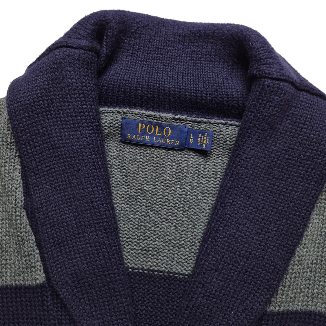 [L] 폴로 랄프로렌 크레스트로고 숄카라 가디건 상품이미지6
