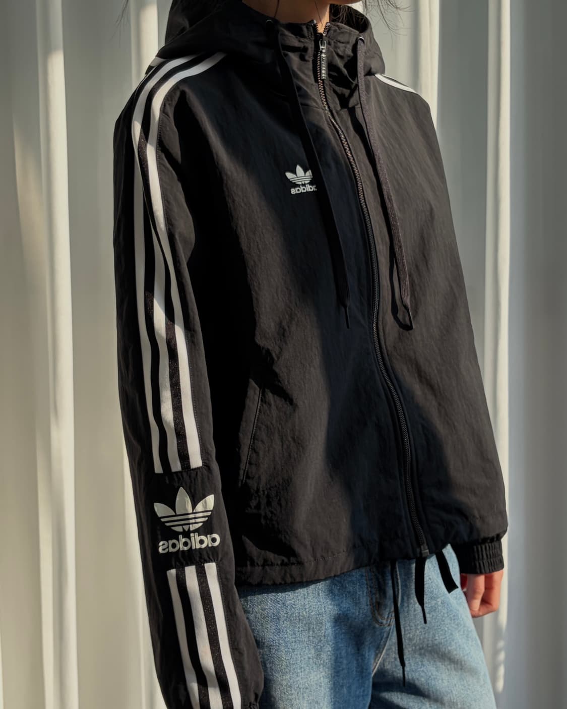 [M]아디다스 파이어버드 크롭 바람막이 상품이미지3