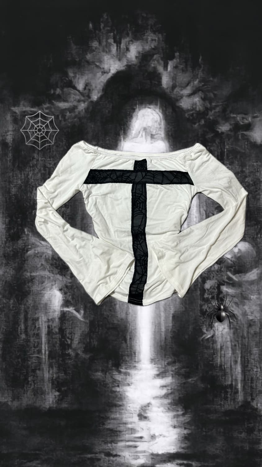Punk Holy-cross spider longsleeve 상품이미지1