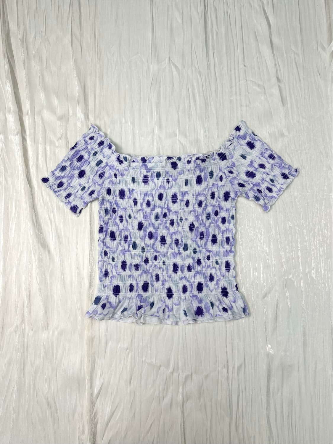 Purple water flower top 상품이미지6