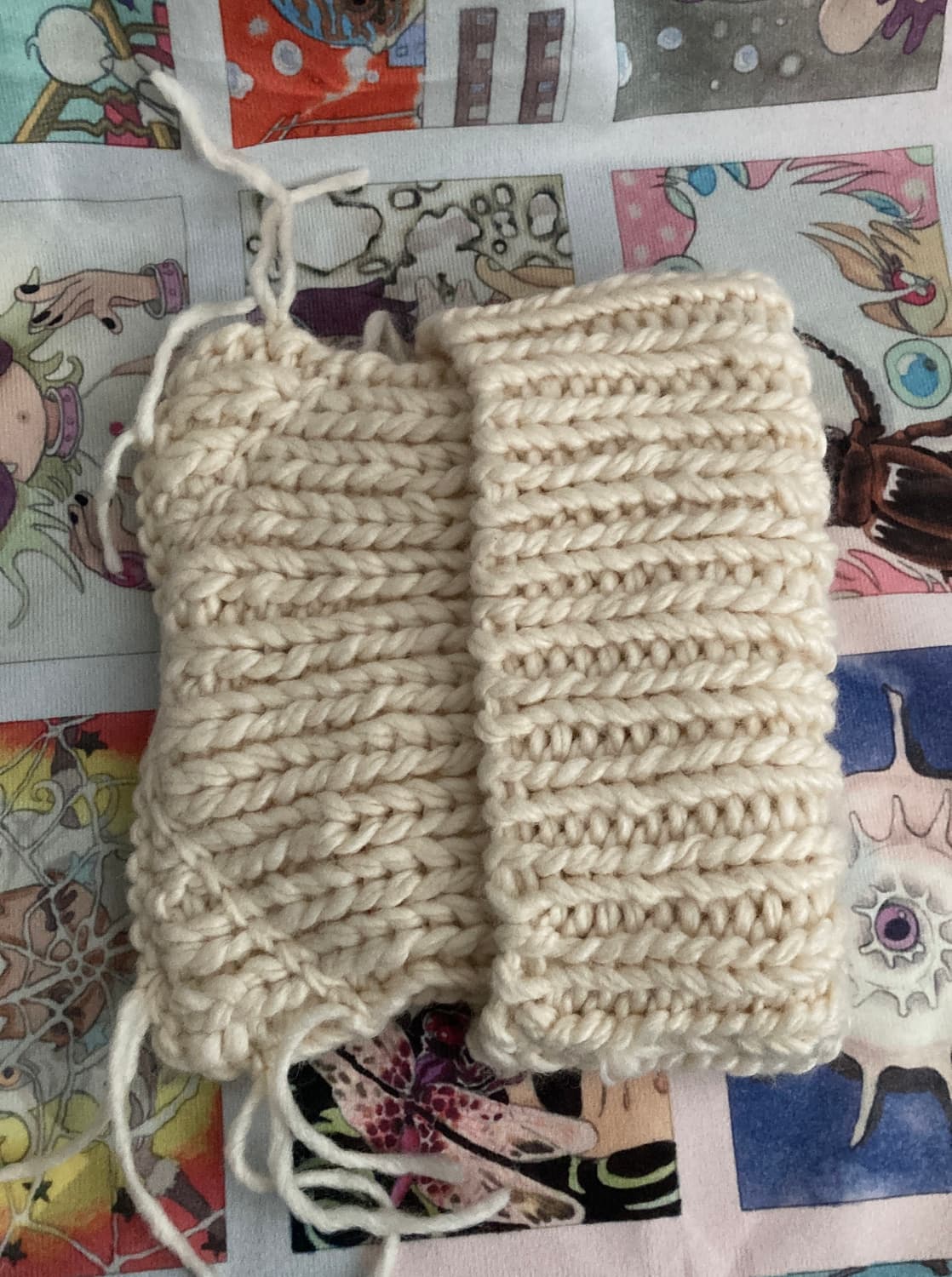 플리즈프로젝트 고양이비니 PUSSYCAT KNIT HAT IVORY 상품이미지4