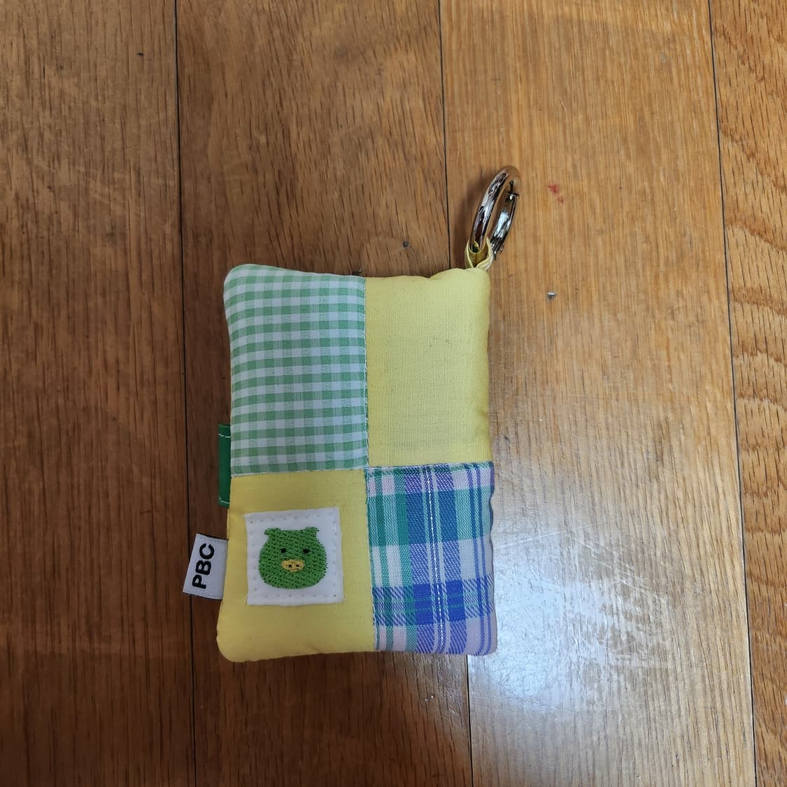 새상품> 퍼피북클럽 패치워크 카드지갑 그린 상품이미지3