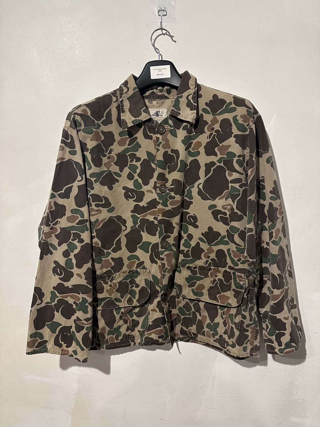 빈티지 60~70s 덕 카모 셔츠  상품이미지1