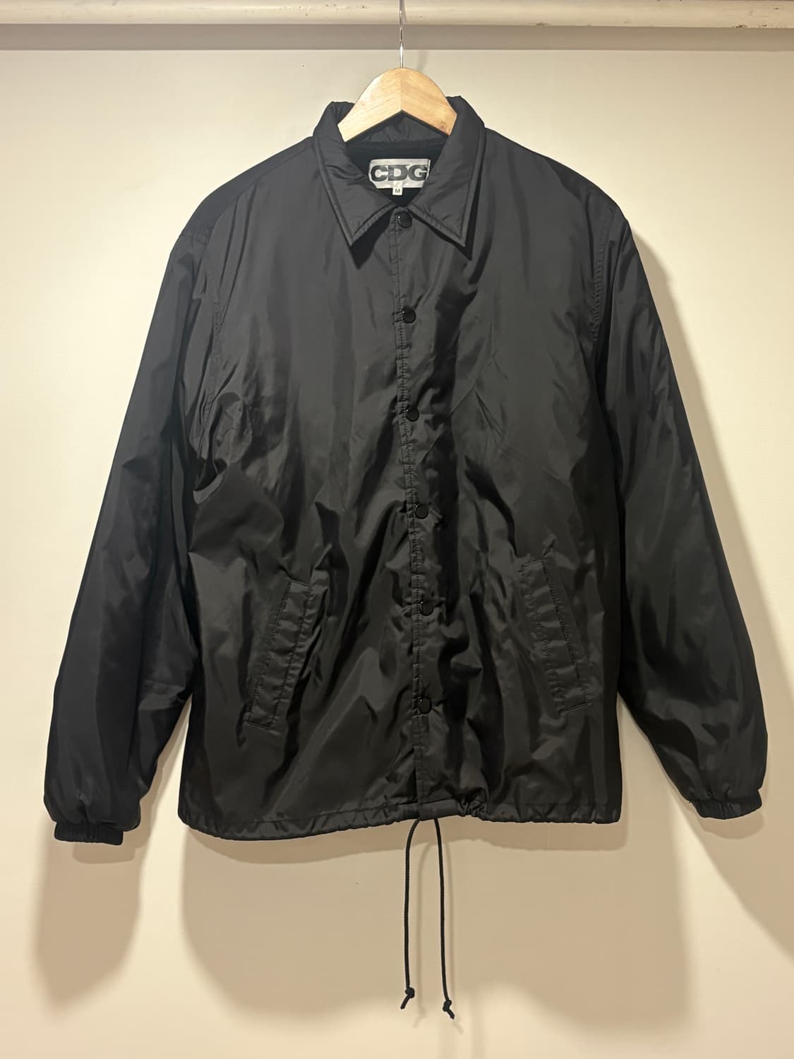 꼼데가르송 CDG 코치 퍼자켓 블랙 M 상품이미지4