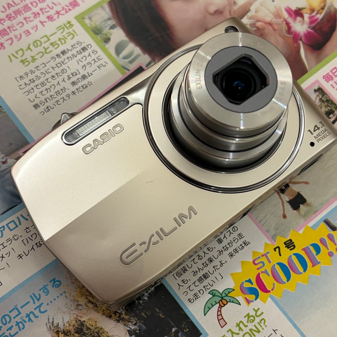 작례🩷카시오 엑슬림 Casio exilim ex z2300 골드 상품이미지2