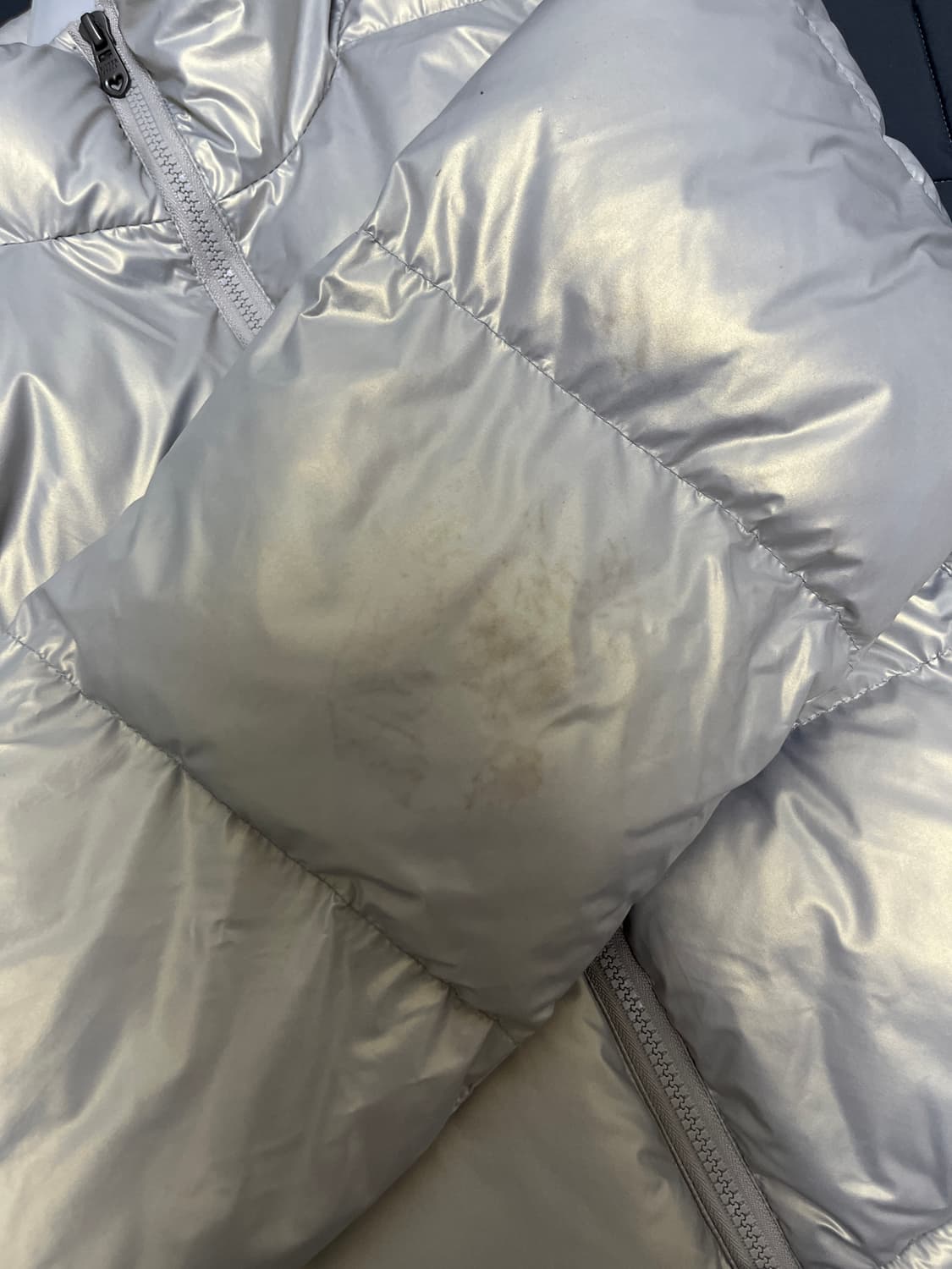 비터셀즈 글로시 크롭 푸퍼 자켓-실버(free) 상품이미지4