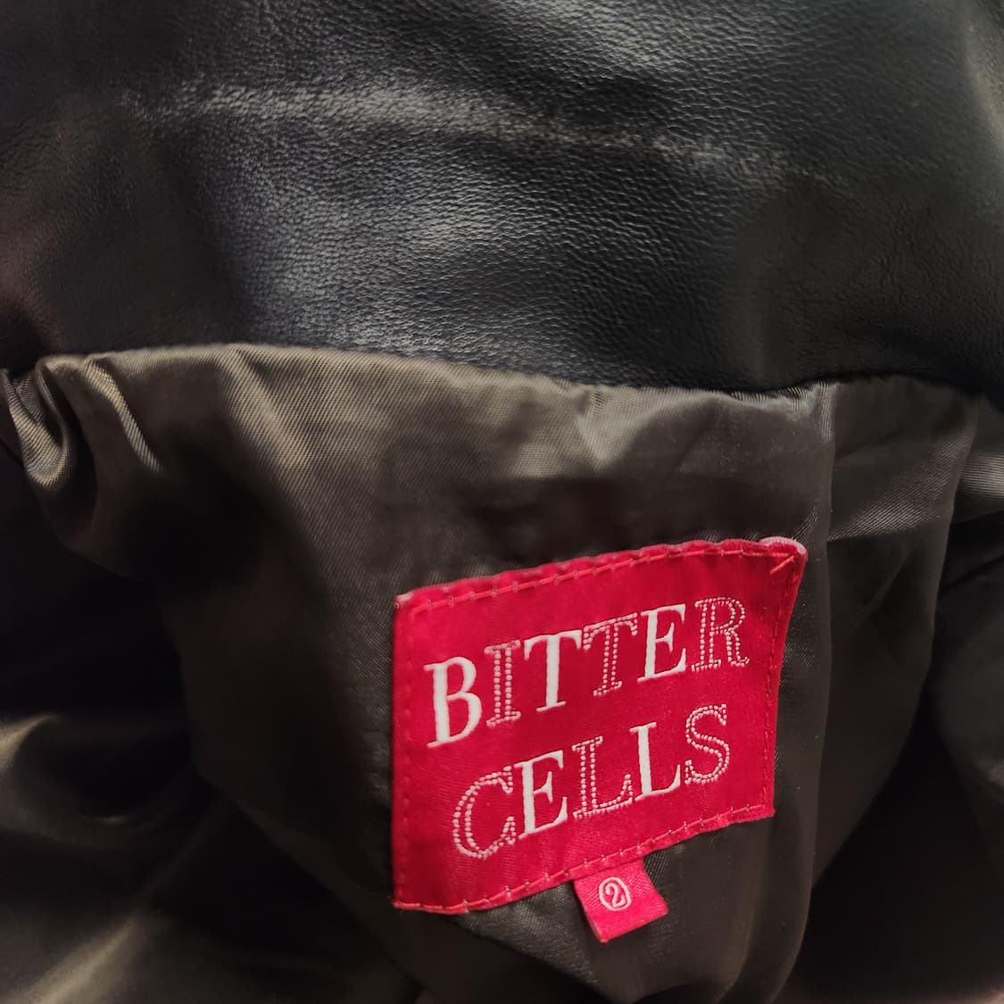 비터셀즈 스타레더자켓 (오버핏) 블랙 상품이미지2