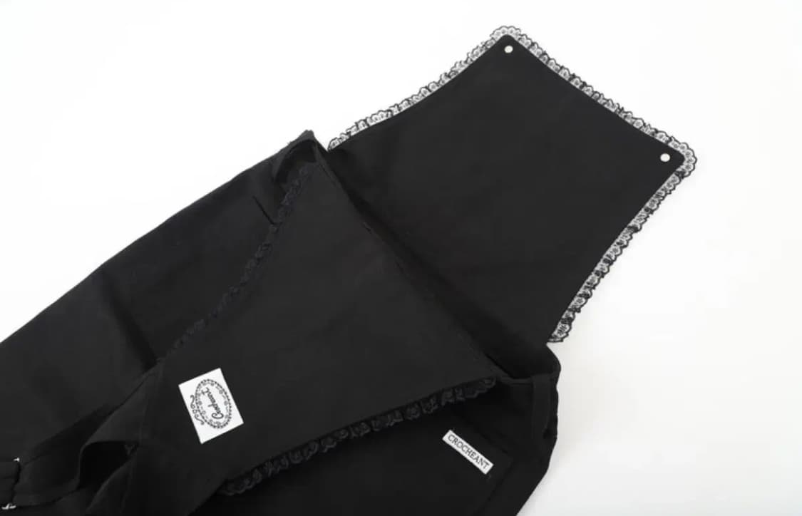 크로쉐안트 오버롤 블랙 상품이미지4