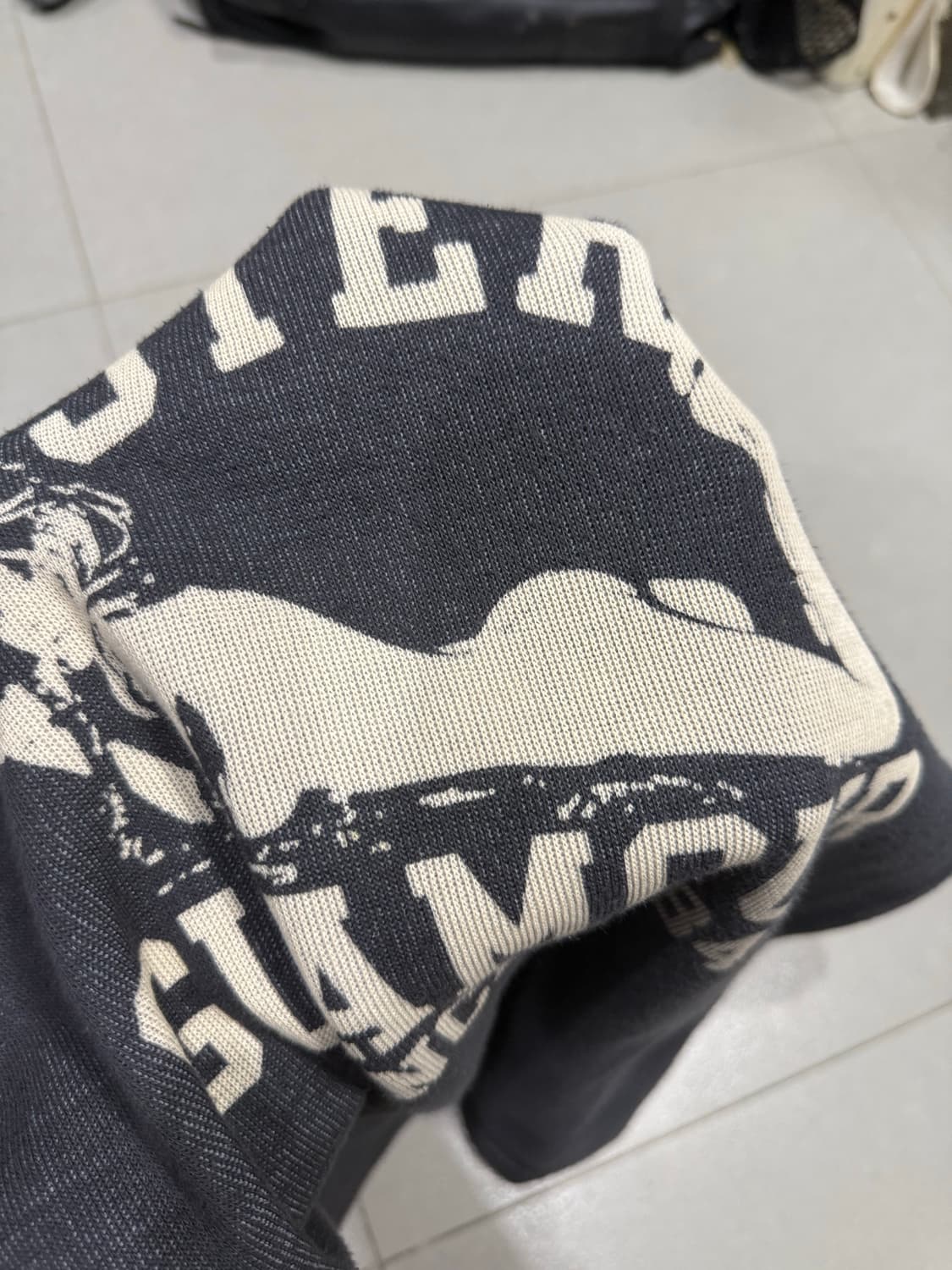 히스테릭 글래머 히스걸 와플 니트 맨투맨 스웨터 상품이미지2