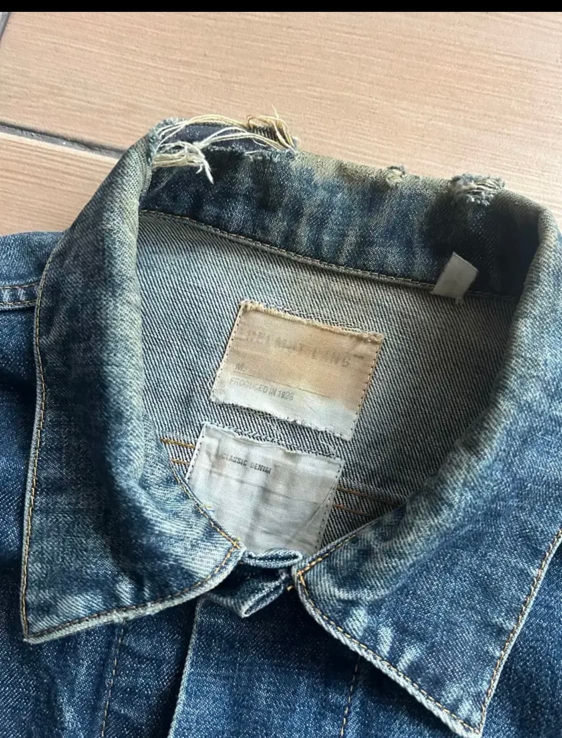 Helmut Lang 1998 아카이브 타입2 데님 자켓 상품이미지3