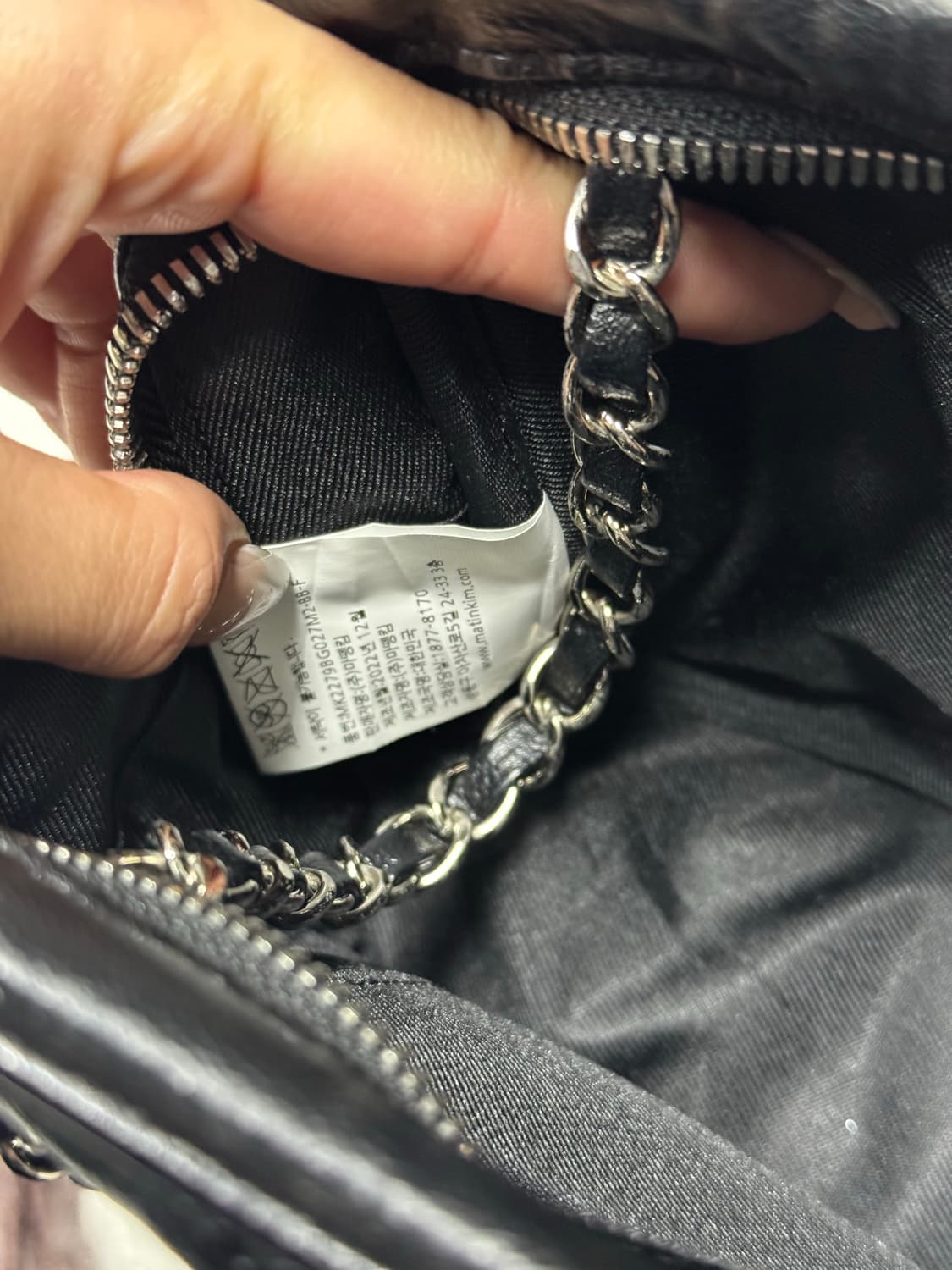 마뗑킴 스터드 미들 퀄팅백 상품이미지6