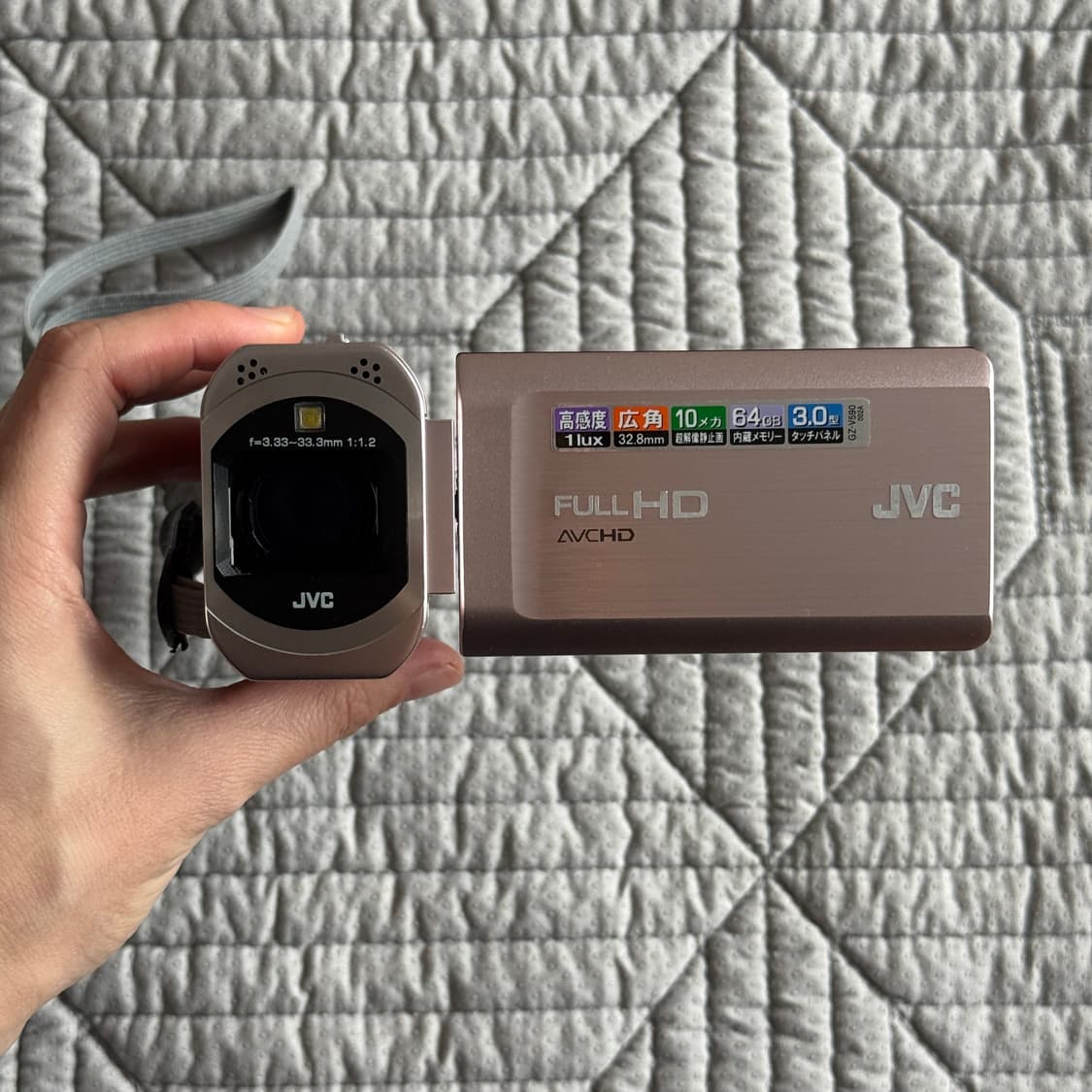 풀구성 JVC GZ-V590 핑크캠코더 빈티지캠코더 핑크디카 빅터 소니 상품이미지6