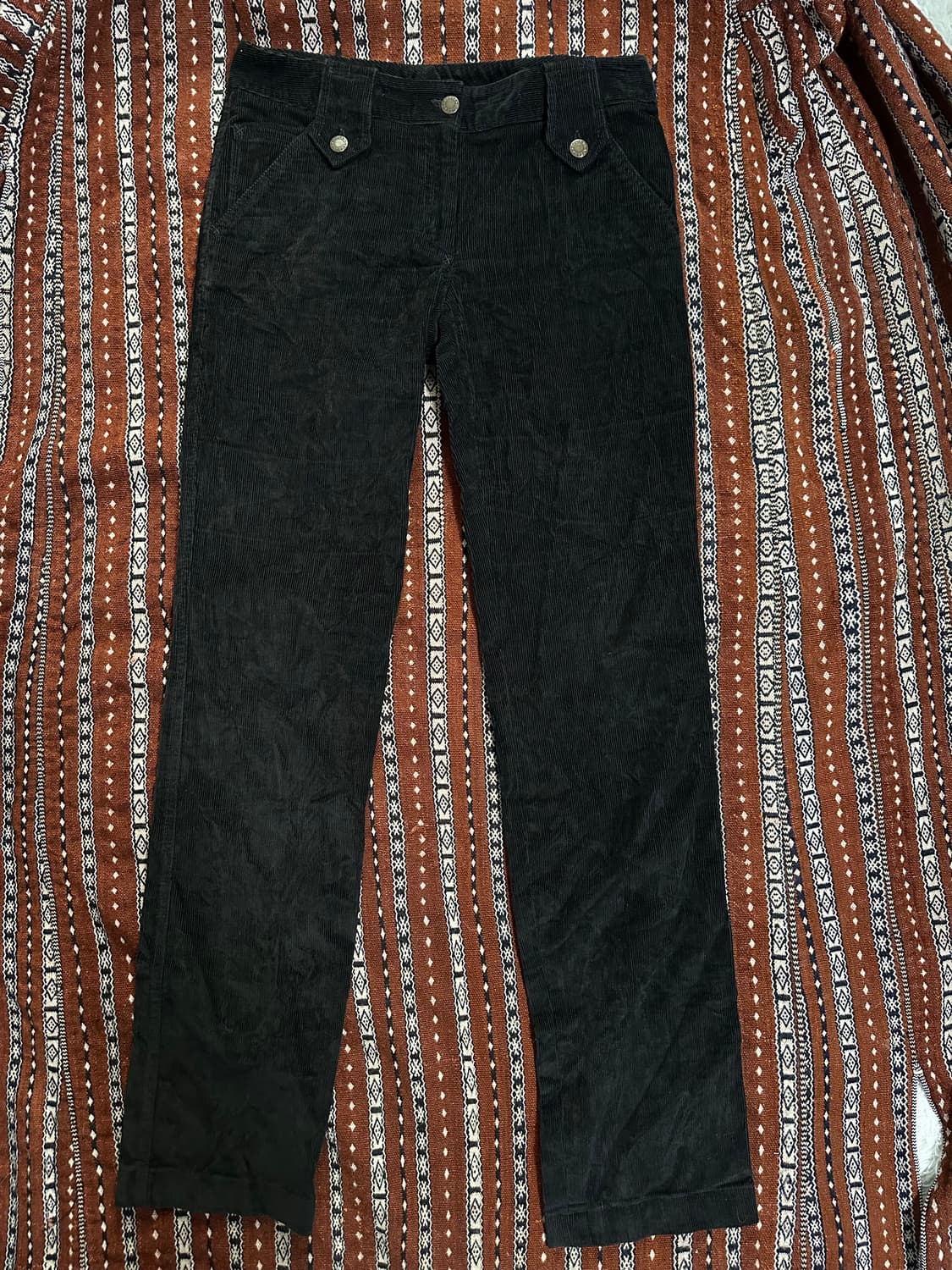 돌체앤가바나 여성 코듀로이 바지 블랙 40 상품이미지5