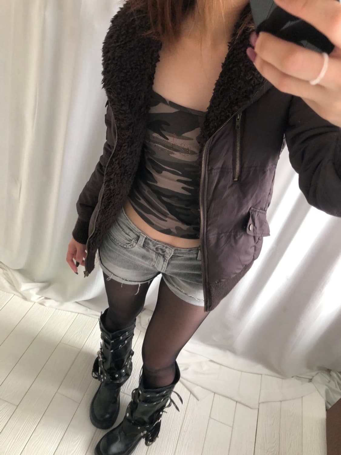 541. brown fur jumper 상품이미지3