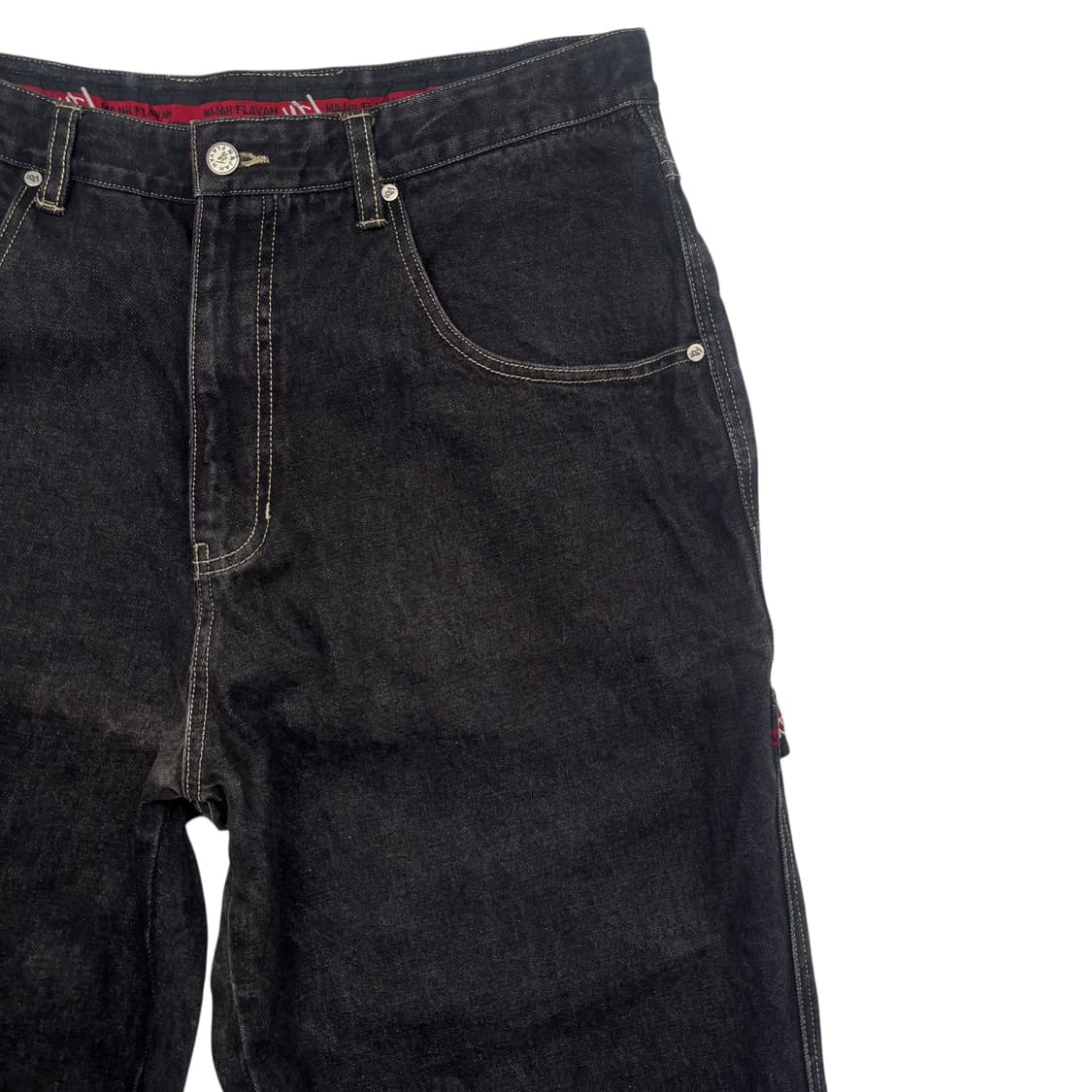 마자 플라바 올드스쿨 흑청 데님 팬츠 34 inch 상품이미지2