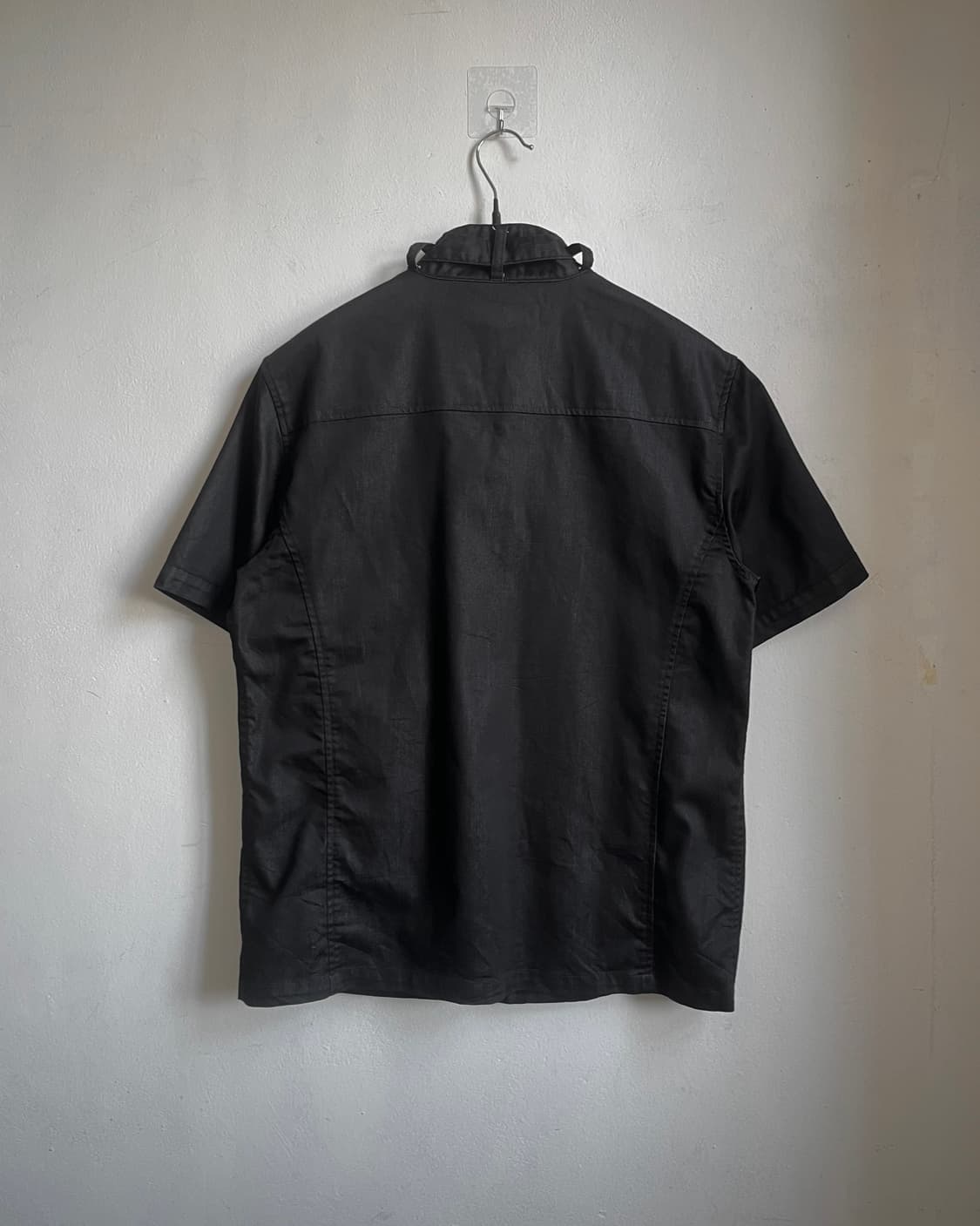 MFE Half Sleeve Black Shirt Zip-up  상품이미지7