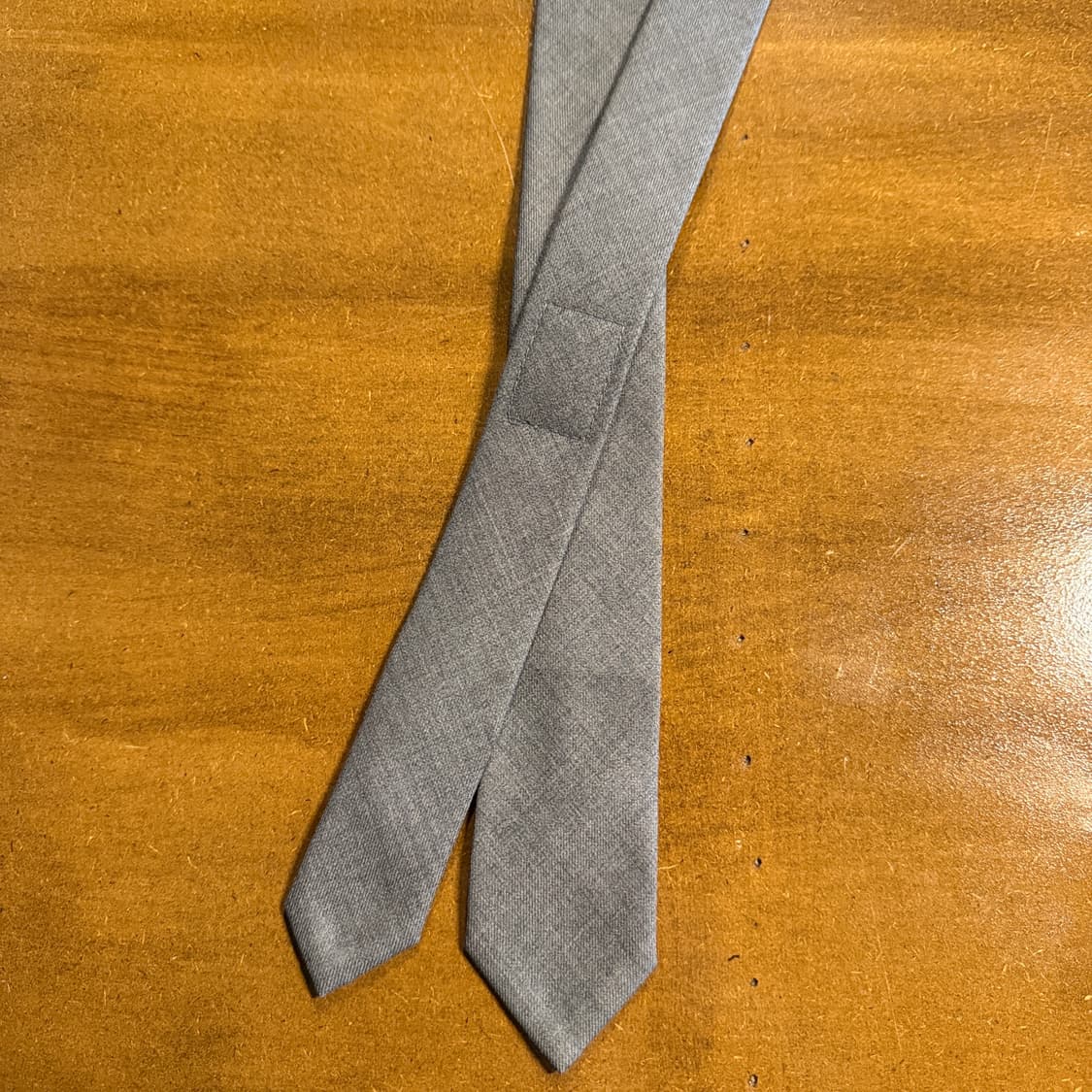 톰브라운 그레이 울 넥타이 상품이미지2