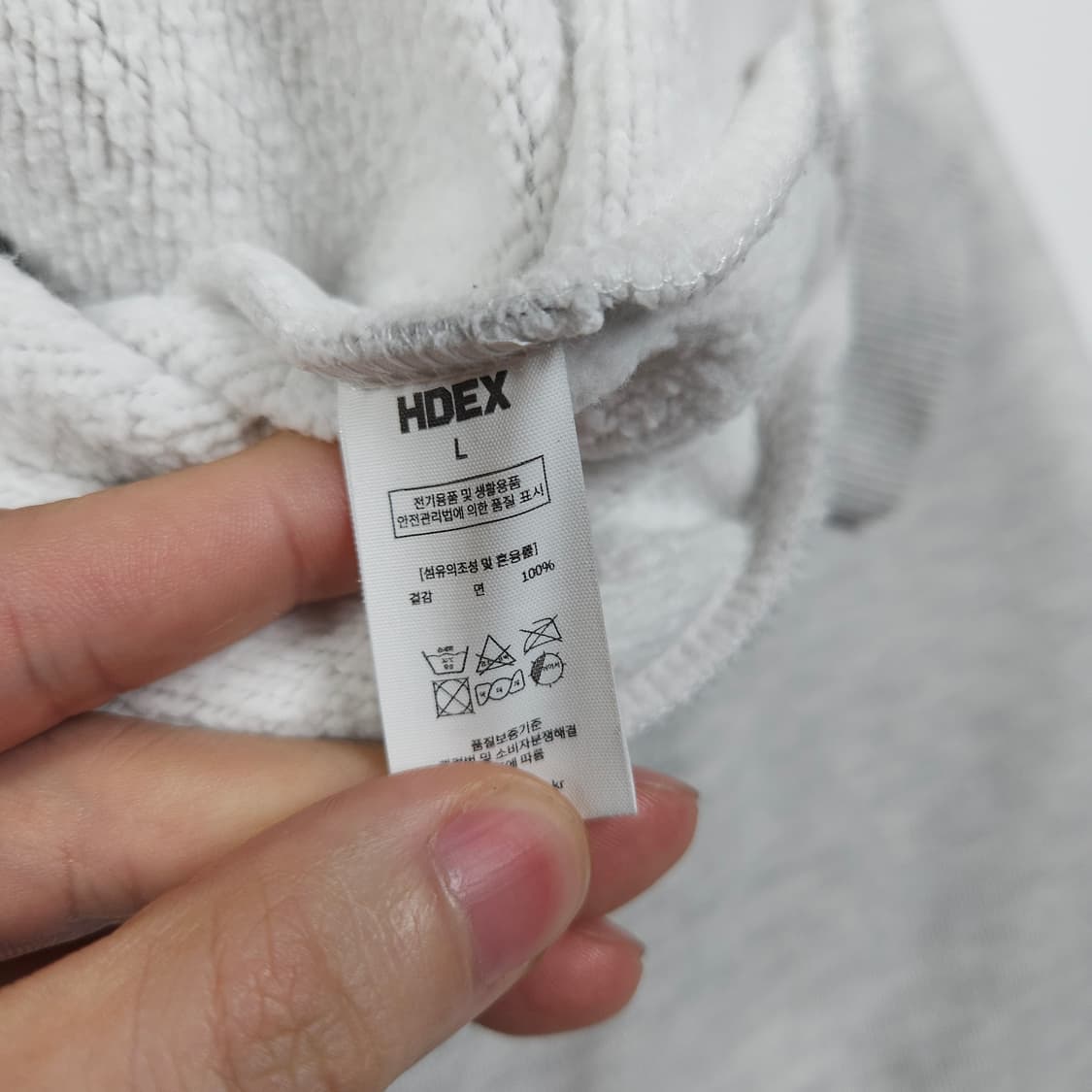 hdex 하프집업 백로고 맨투맨  상품이미지8