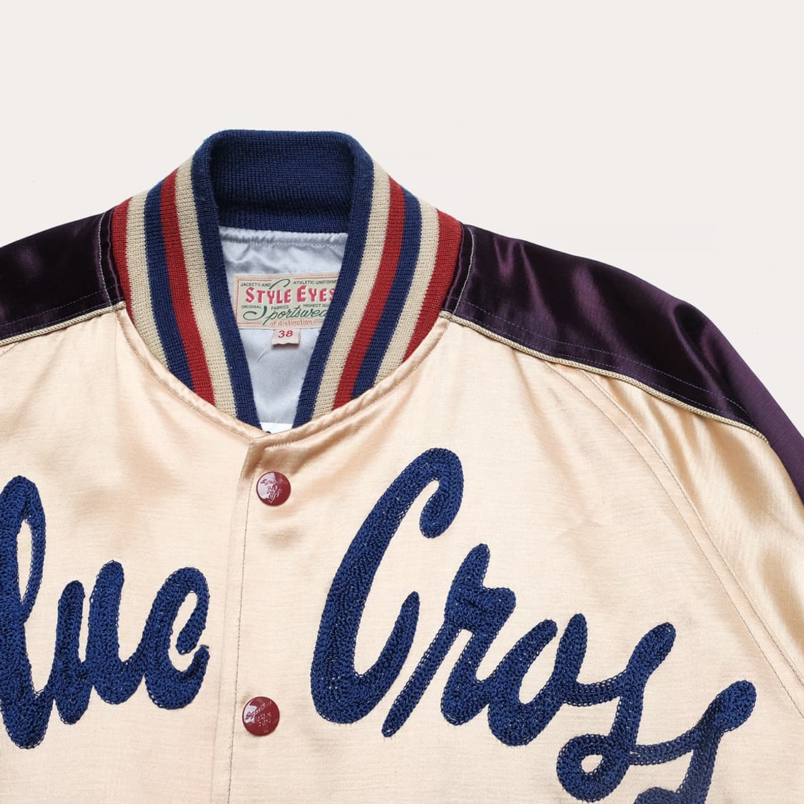 STYLEEYES satin varsity jacket 상품이미지3