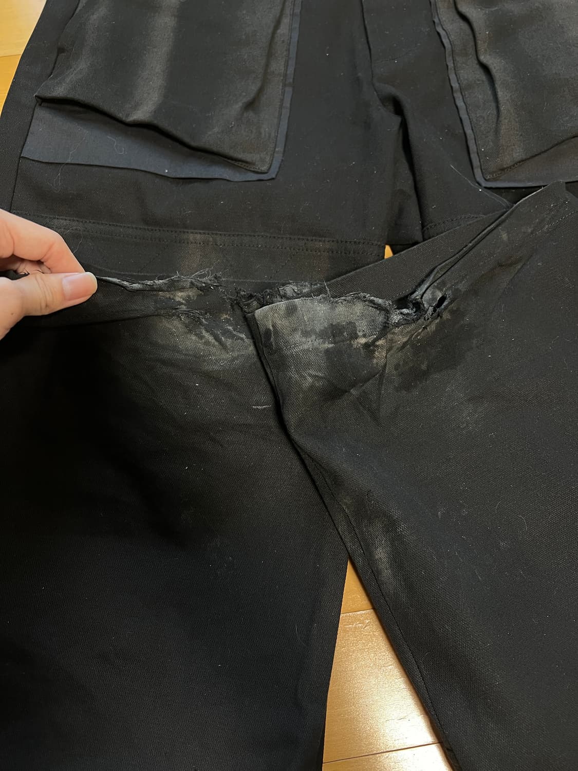 (M) jiyongkim 더블니 데님 24ss 상품이미지4