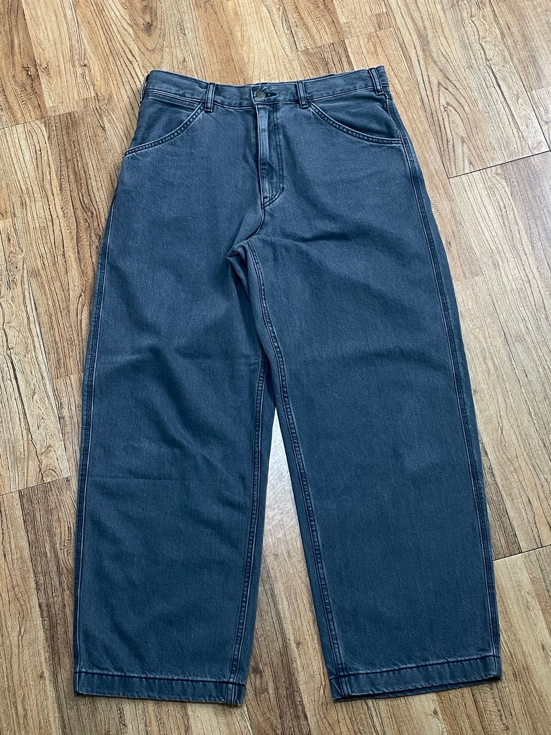 유니클로 U 와이드 테이퍼드 컬러 진 상품이미지2