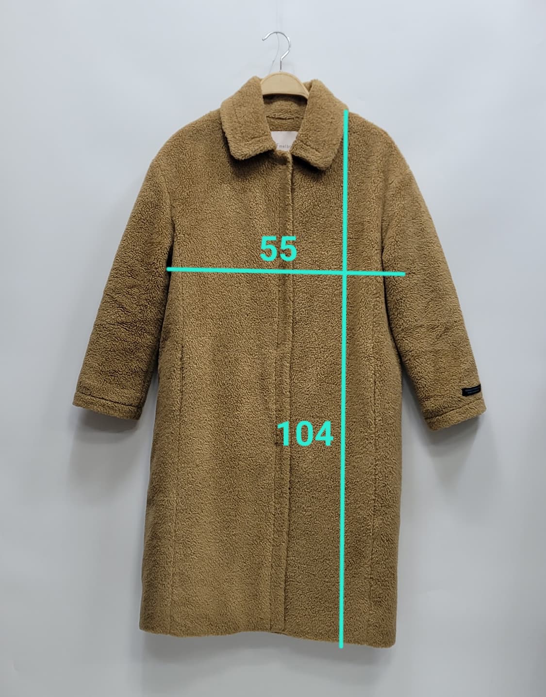 MELBON 멜본 플리스 코트 뽀글이 코트 / 여 FREE 카멜 상품이미지10