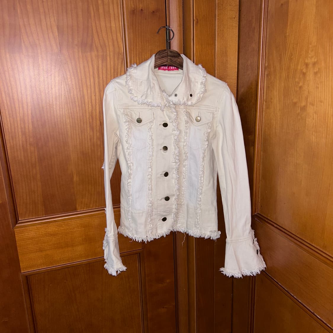 Dusty Fringe Ivory Jacket 상품이미지5