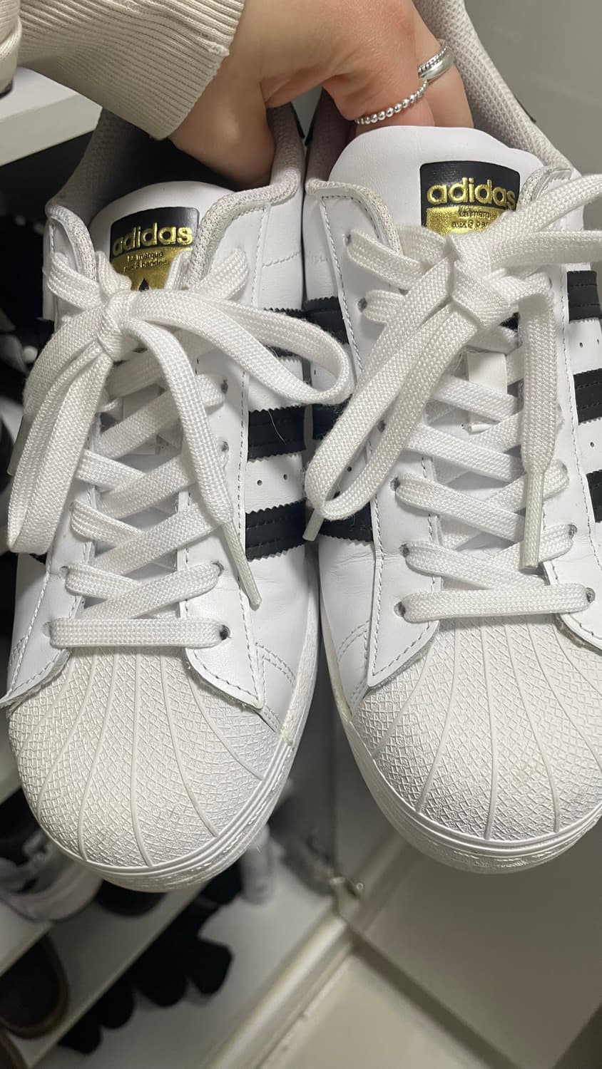 아디다스 슈퍼스타 화이트 블랙 (255) 상품이미지3