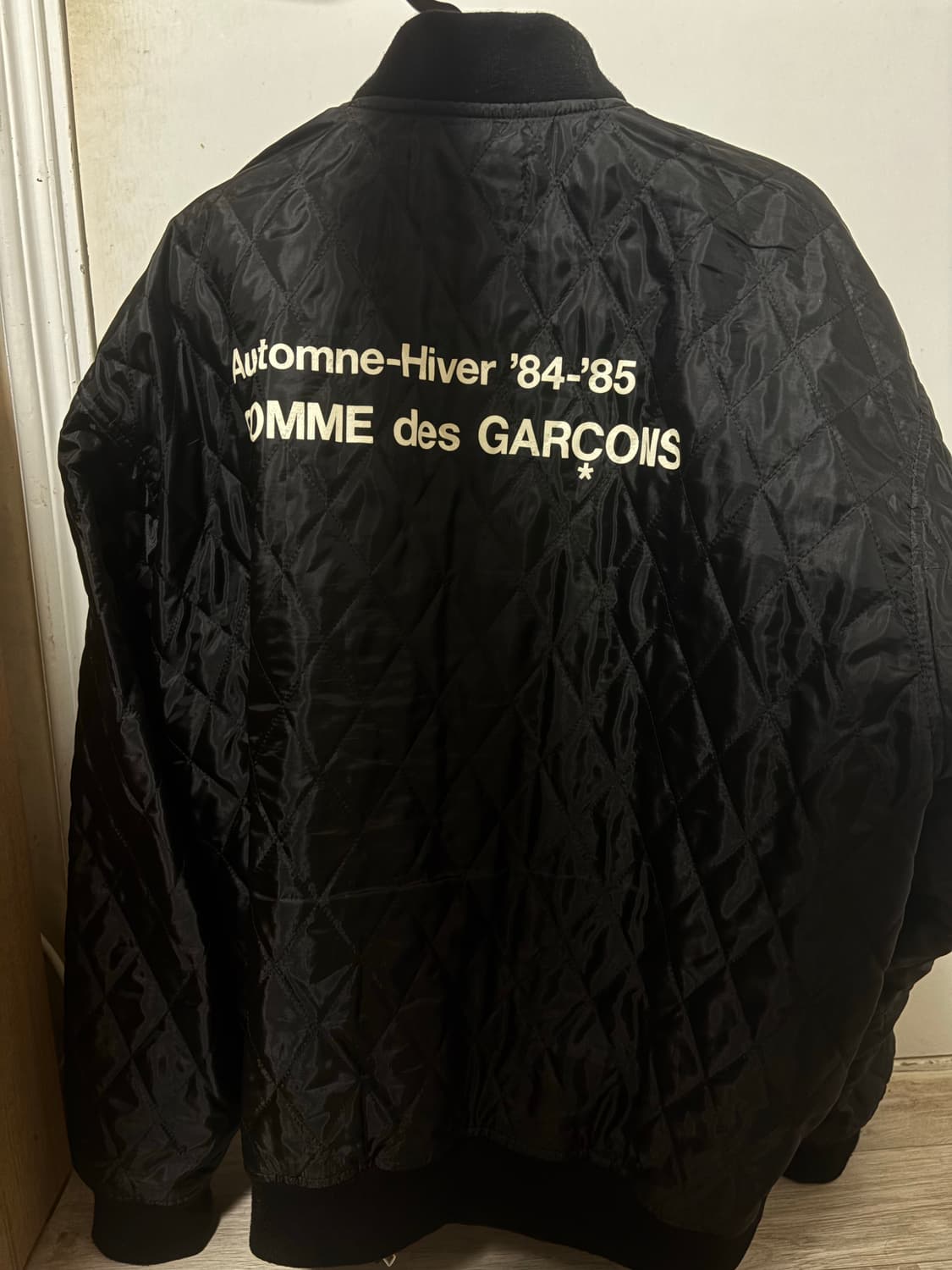 꼼데가르송 스태프 퀄팅 블루종 자켓 상품이미지1