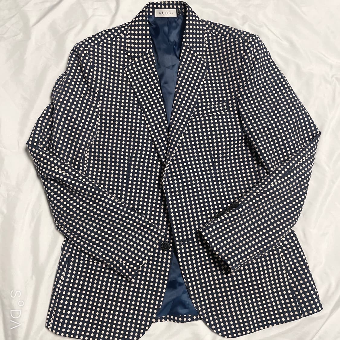 구찌 네이비 도트패턴 블레이저 자켓 상품이미지1