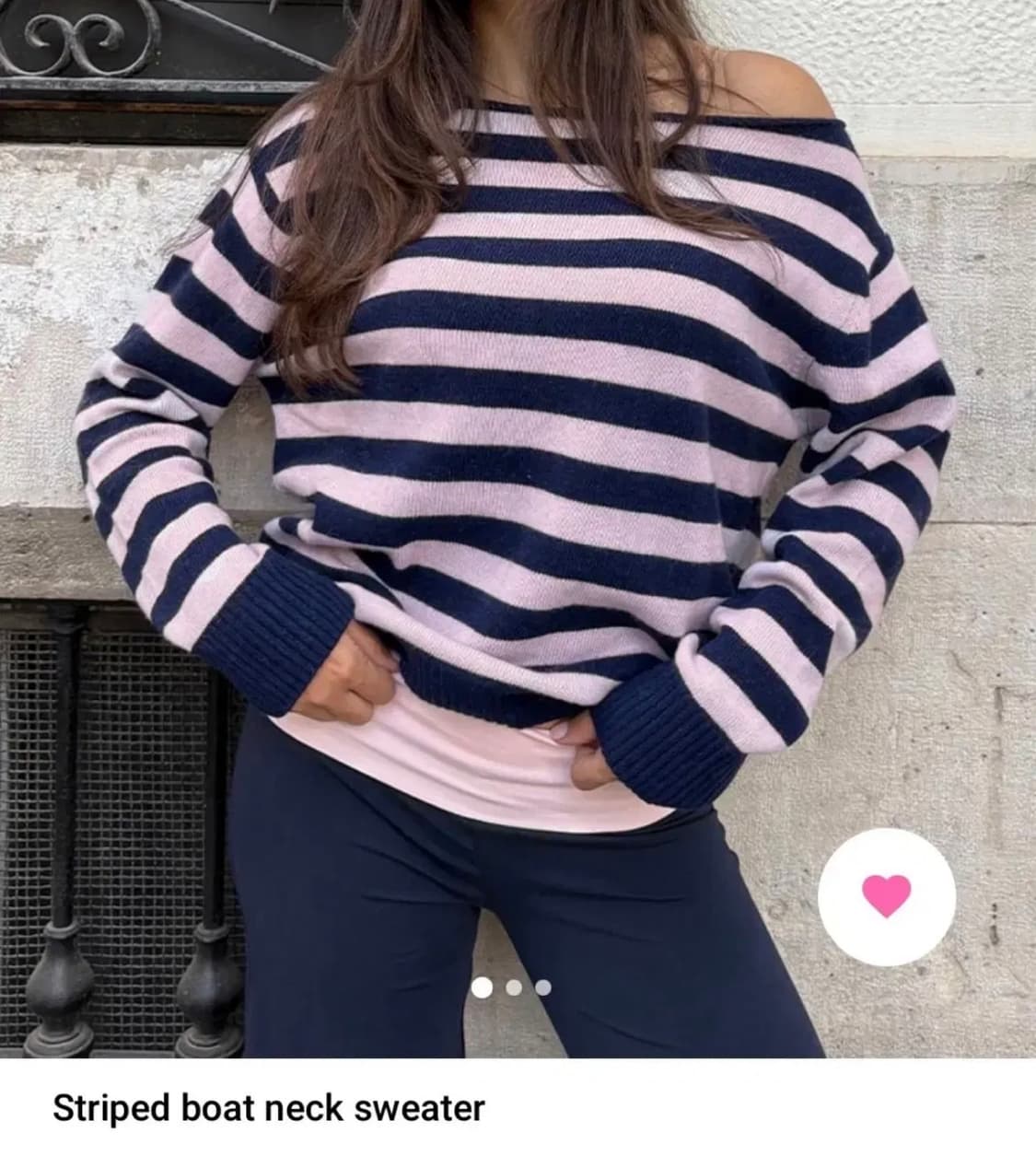 유럽판 브랜디멜빌 subdued 섭듀드 오프숄더 니트 스웨터 새상품 상품이미지1