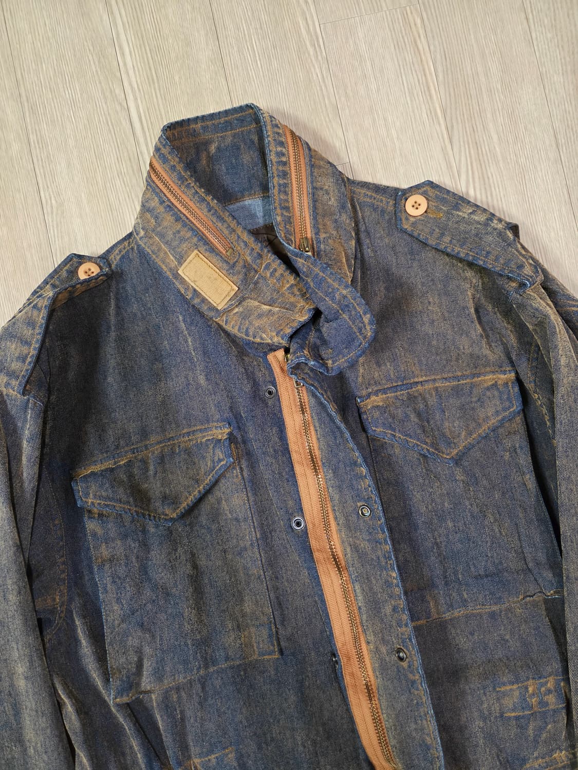 U.S NAVAL 러기드 워싱 필드 재킷 상품이미지7