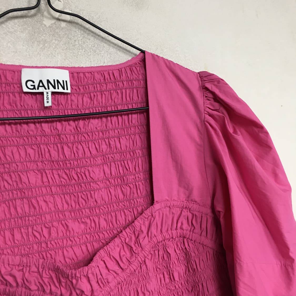 GANNI 가니 포플린 블라우스 42 상품이미지4