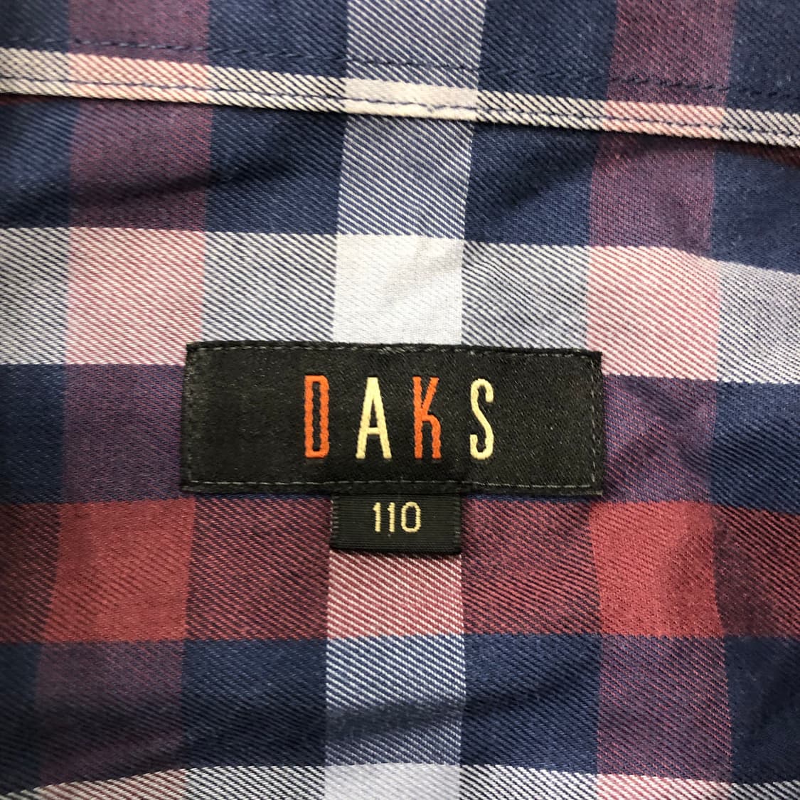 110 닥스 체크 셔츠 상품이미지4