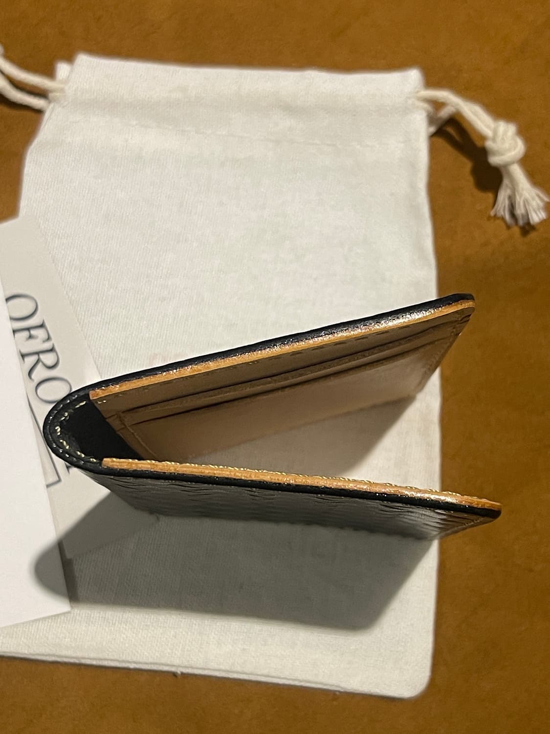 소가죽 위빙 반지갑 브라운  상품이미지4